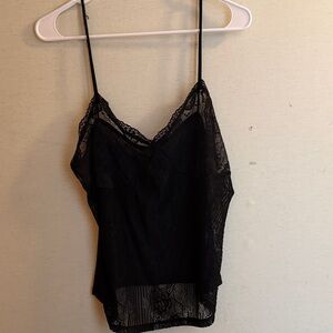 SHEIN Black Lace Camisole